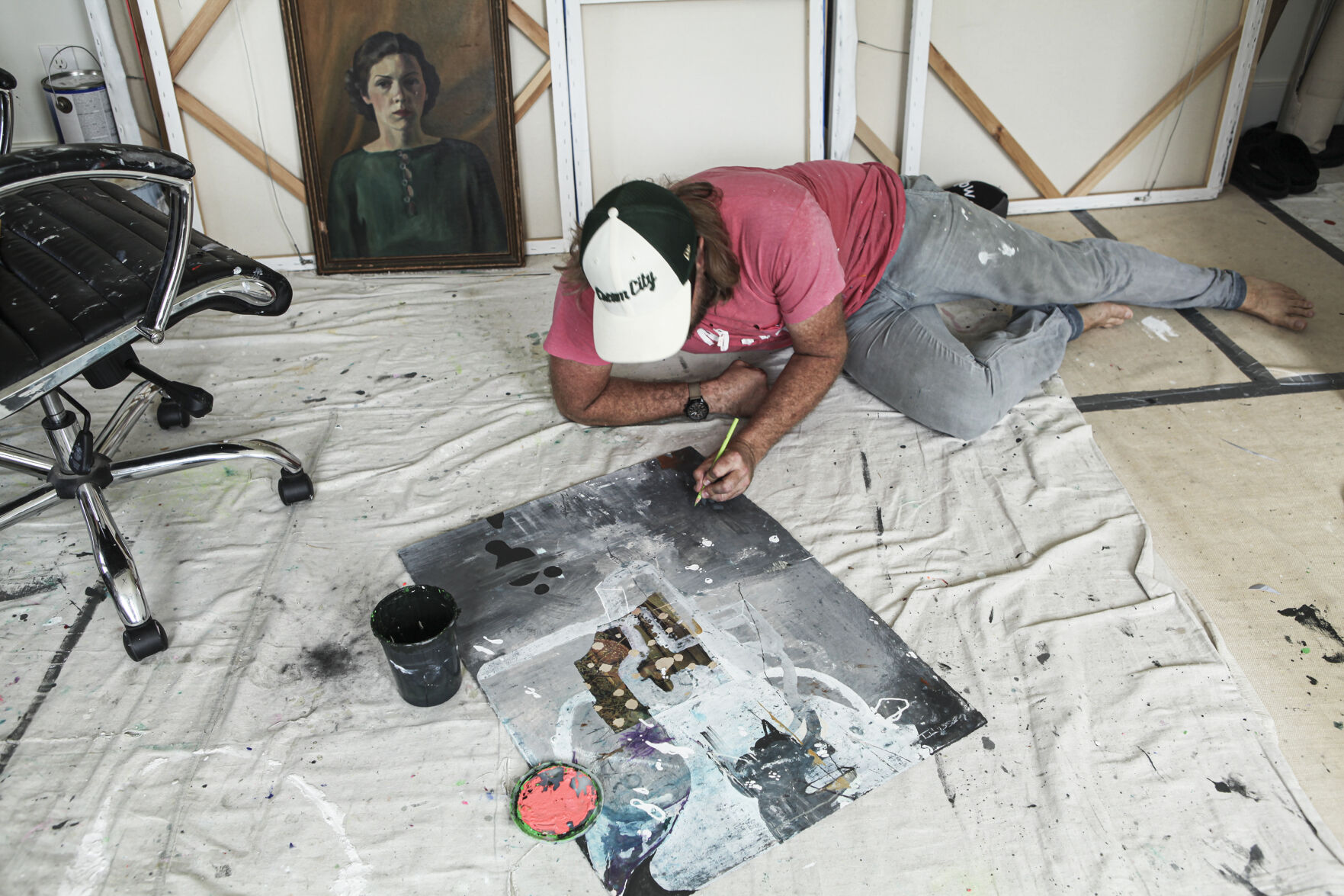 Artist Tim Hussey